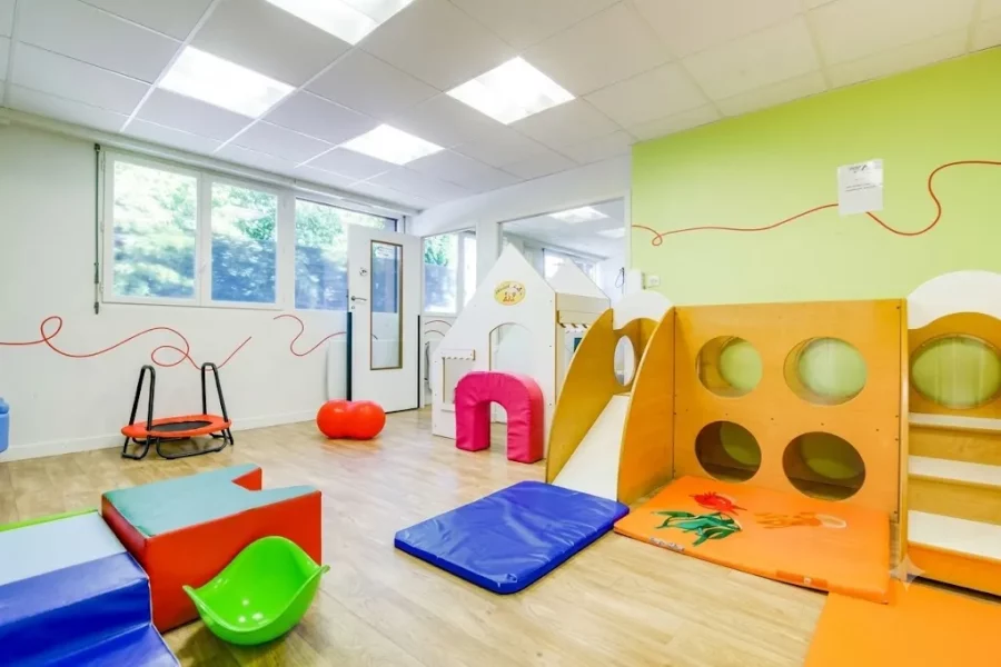 image du projet de conception dune creche municipale au Bourget, île de france, nommée crèche départementale Division Leclerc