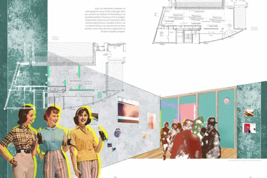 Projet Scénographie d'exposition à la maison de la culure du Japon à Paris